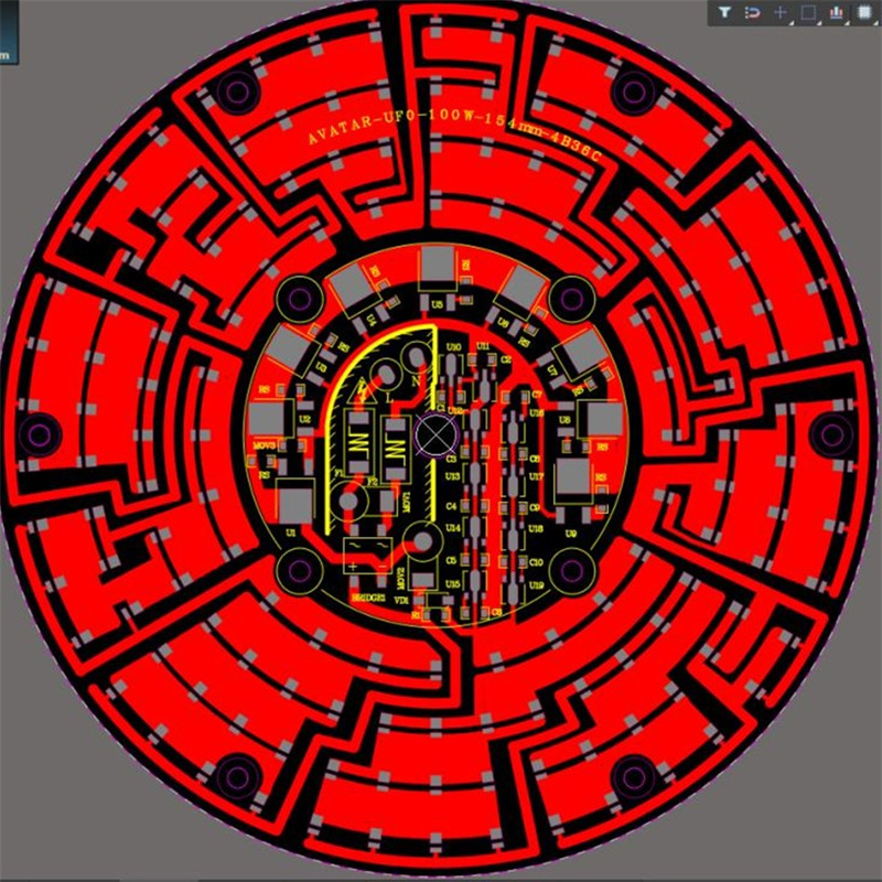 SM2082UFO工矿灯方案